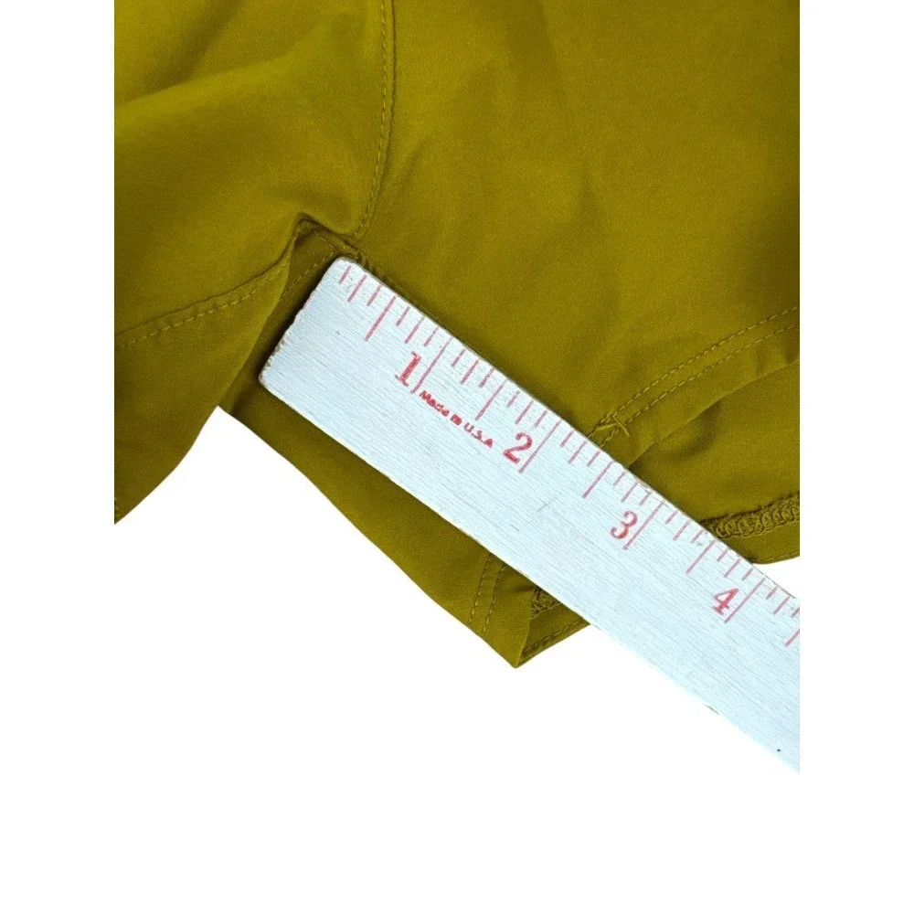Nike One‎ Women's Small Mustard Yellow Dri-Fit Ultra High Waisted 3